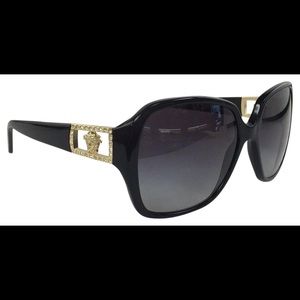VERSACE black and gold sunglasses